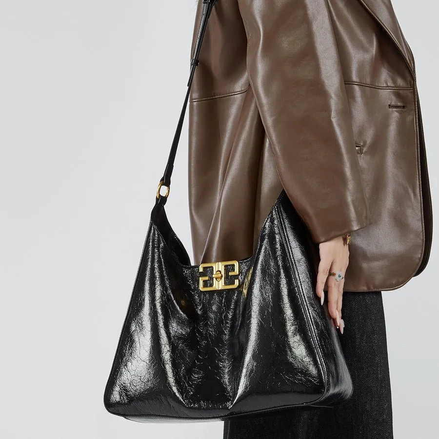Valentina | Luxe Hobo Bag – Effortless Glamour in Black