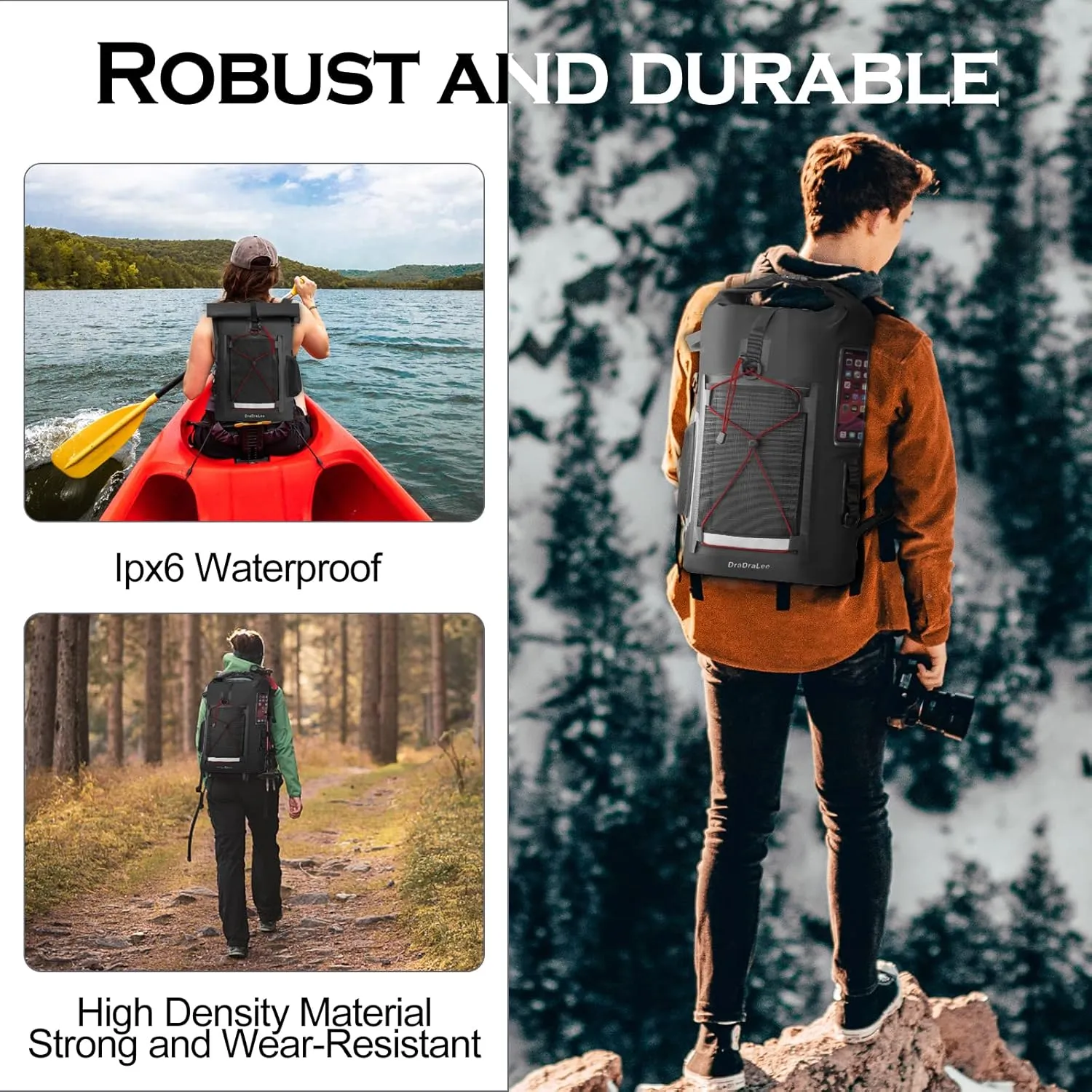 Waterproof Backpack Kayak Dry Bag Backpack Waterproof 30L