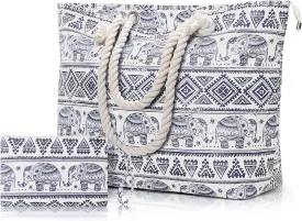 WLLWOO WLLWOO Beach Bags for Women, Extra Large Waterproof Sandproof Tote, Swim Pool Vacation Totes