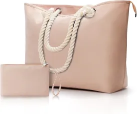 WLLWOO WLLWOO Beach Bags for Women, Extra Large Waterproof Sandproof Tote, Swim Pool Vacation Totes