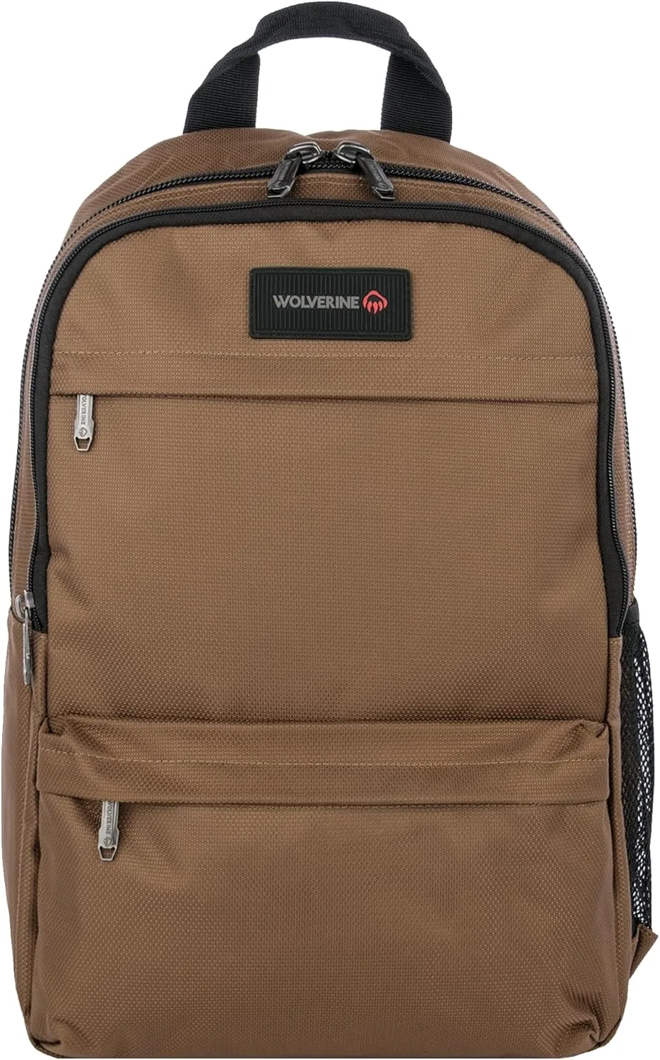 WOLVERINE Lightweight, Water Resistant Rugged Laptop Backpack for Travel or Work, Slimline-Chestnut, 27L