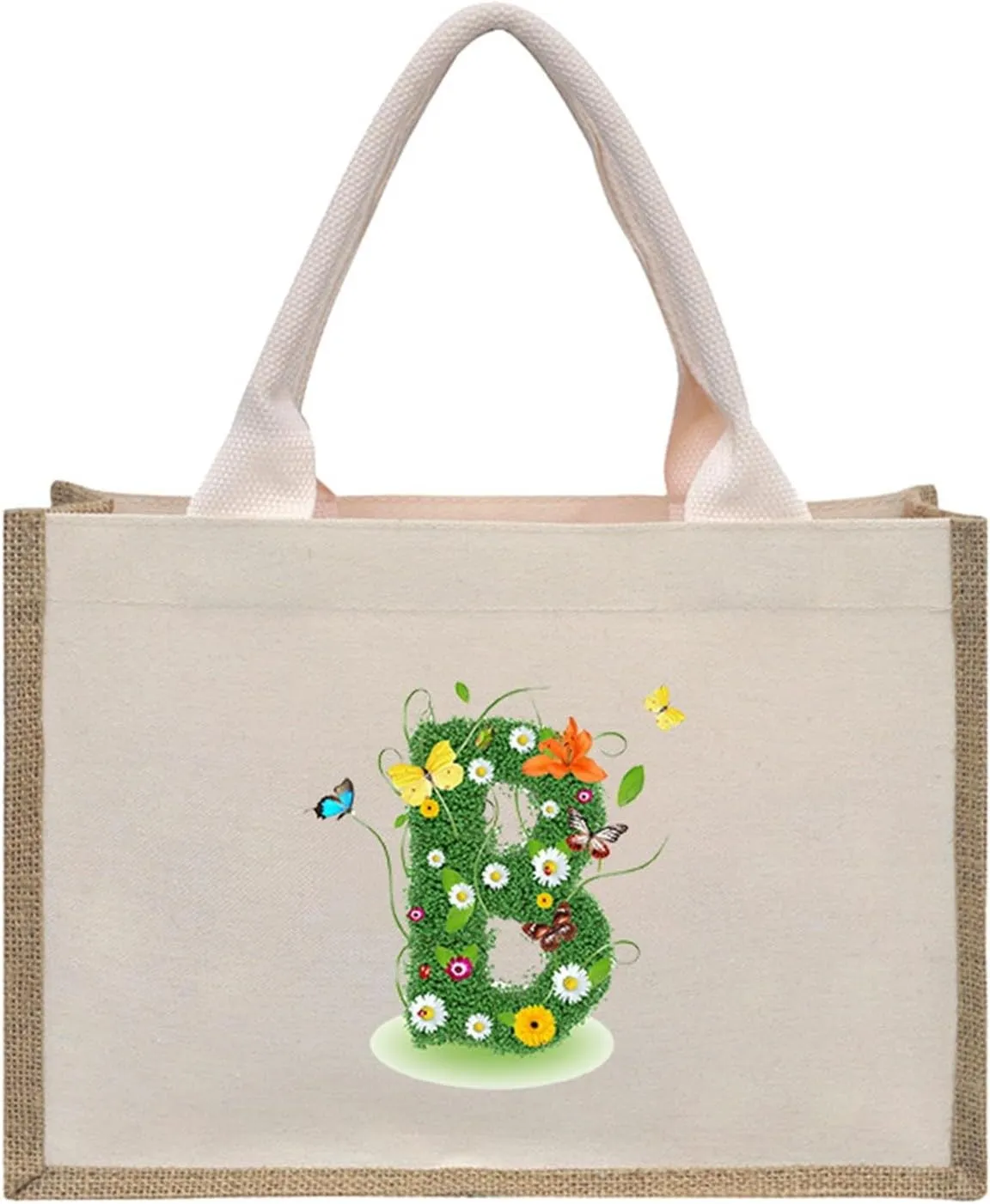 Women Bags Mommy Letter Handbag Shopping Bags Beach Bag Daisy Rose Checke Tote Bag