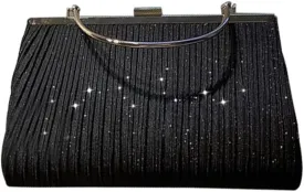 Women Clutch Bag Glitter Sequin Evening Bag Charming Handbag Bridal Wedding Purse Elegant Crossbody Bag