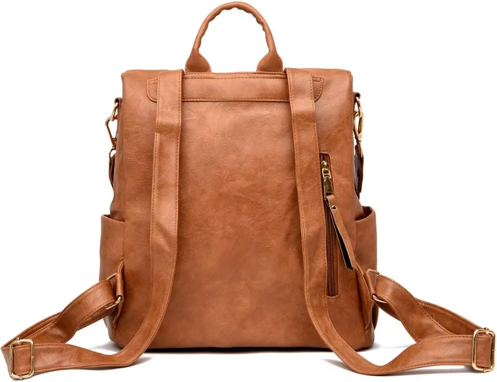 Women's Fashion Backpack Purse Multipurpose Design Convertible Satchel Handbags Shoulder Bag Travel bag