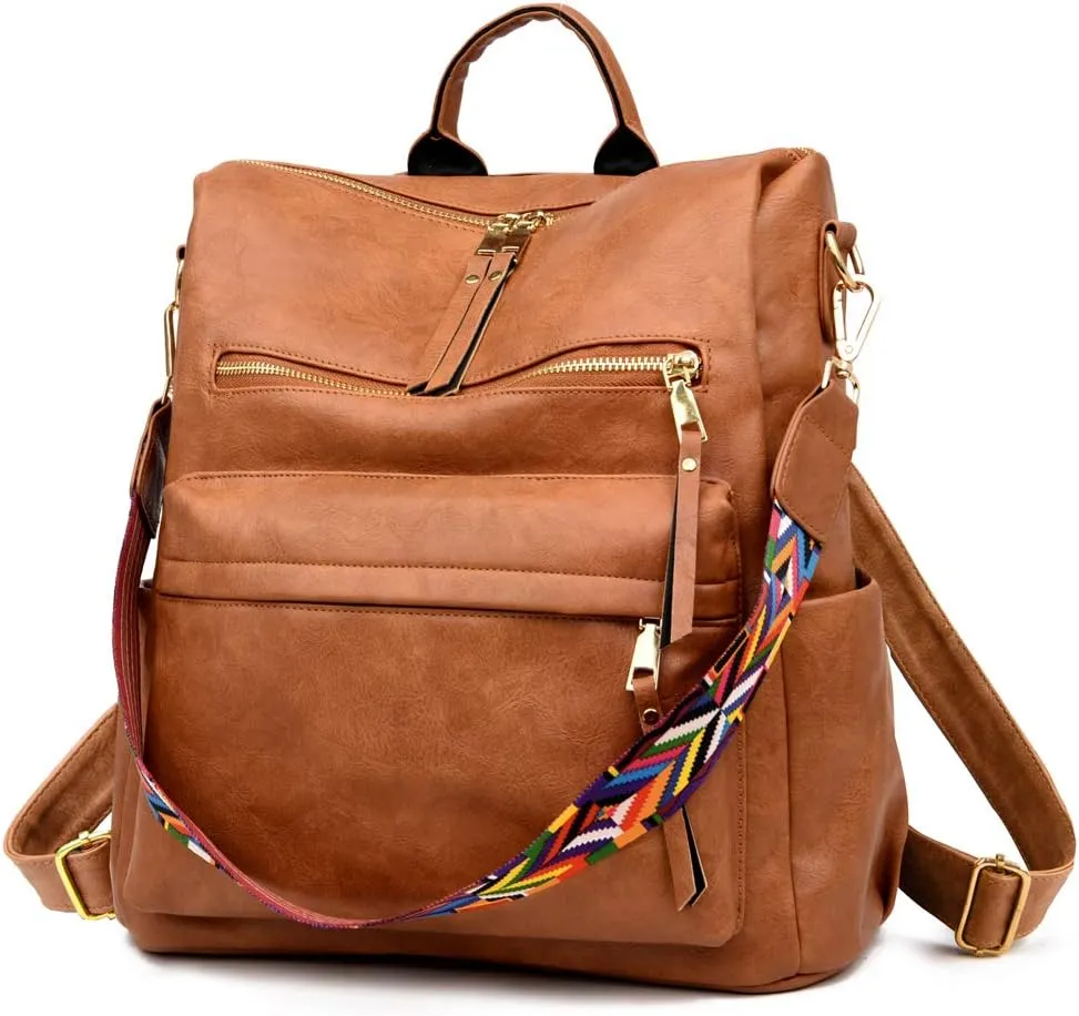 Women's Fashion Backpack Purse Multipurpose Design Convertible Satchel Handbags Shoulder Bag Travel bag
