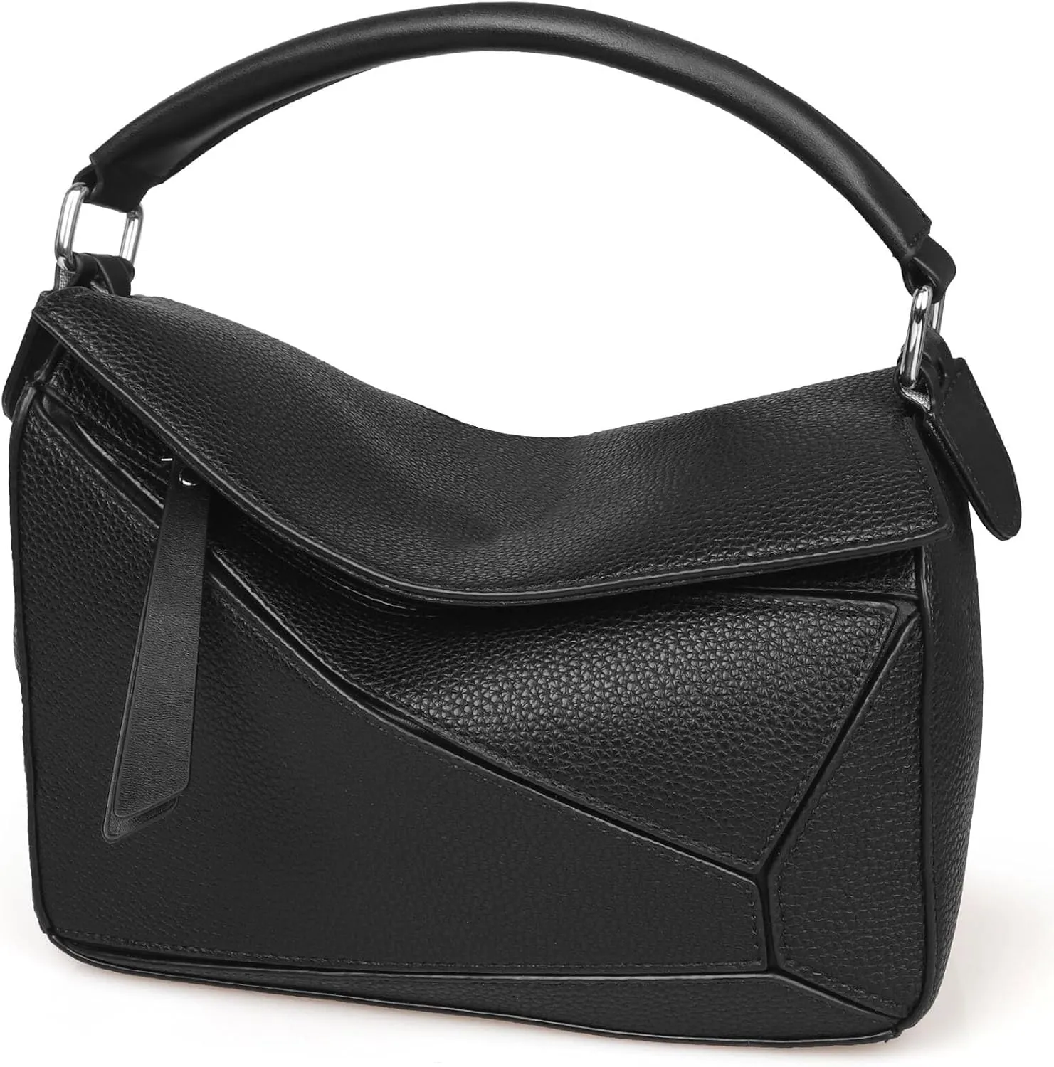 Women's Handbags Leather Crossbody Bags Womens Top-Handle Handbags Puzzle Bag Small Crossbody Bag Adjustable Strap Purse