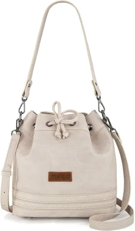 Wrangler Hobo Bags for Women Designer Bucket Purses Western Shoulder Handbags