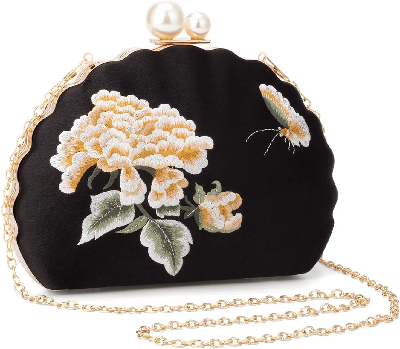 YYW Clutch Purse Women Evening Handbag Top Handle Purse Crossbody Shoulder Bag for Wedding Party Prom