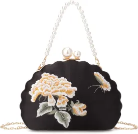 YYW Clutch Purse Women Evening Handbag Top Handle Purse Crossbody Shoulder Bag for Wedding Party Prom