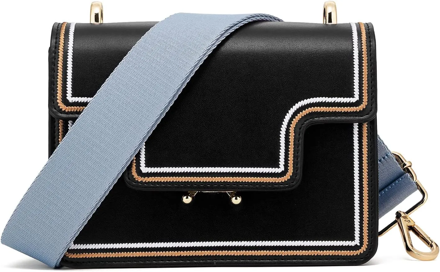 ZOOEASS Wide Shoulder Strap (Solid),Adjustable Replacement Belt Crossbody Canvas Bag Handbag